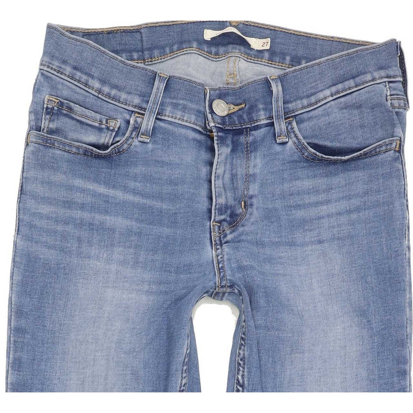 Levi's 710 Super Women Blue Skinny Slim Stretch Jeans W27 L29