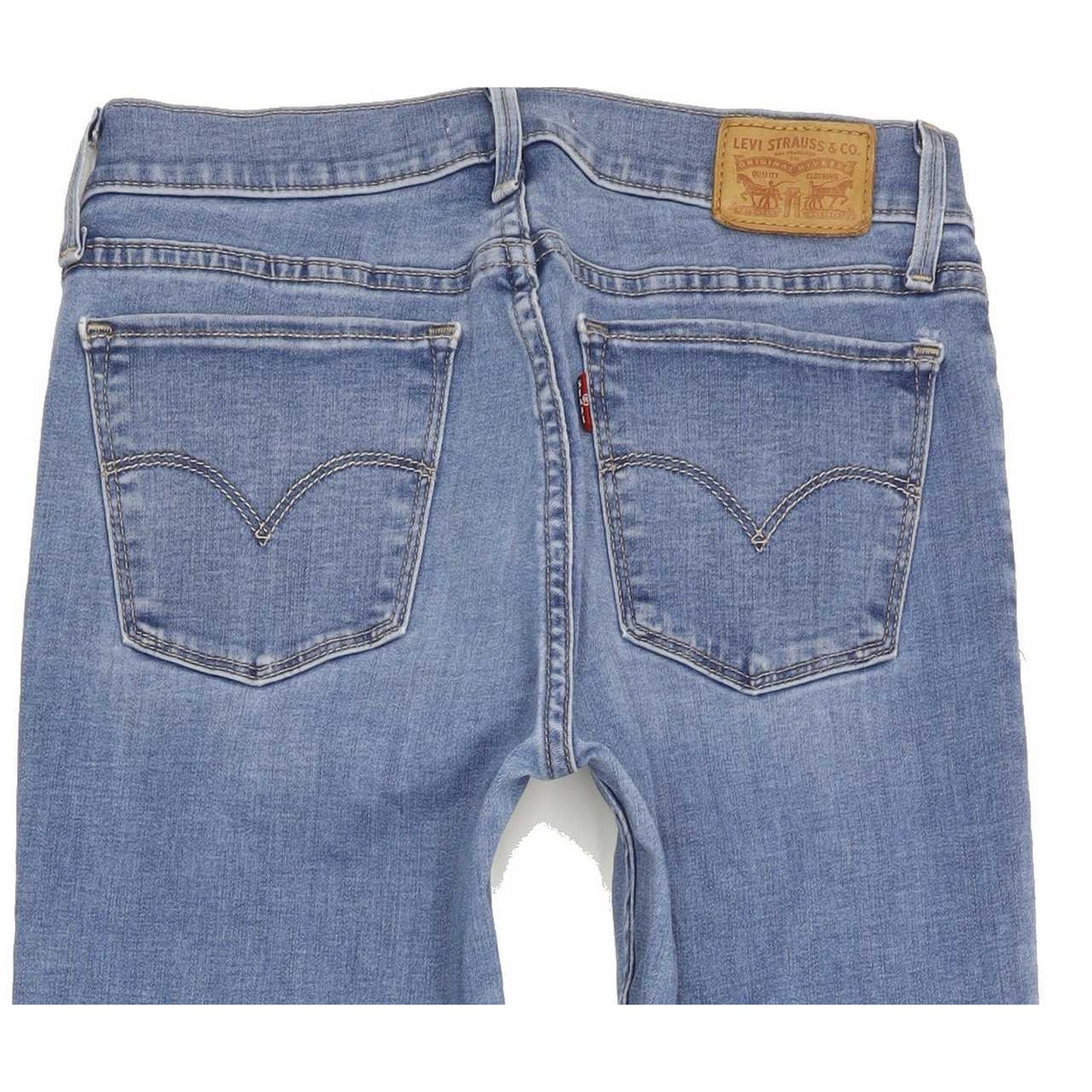 Levi's 710 Super Women Blue Skinny Slim Stretch Jeans W27 L29