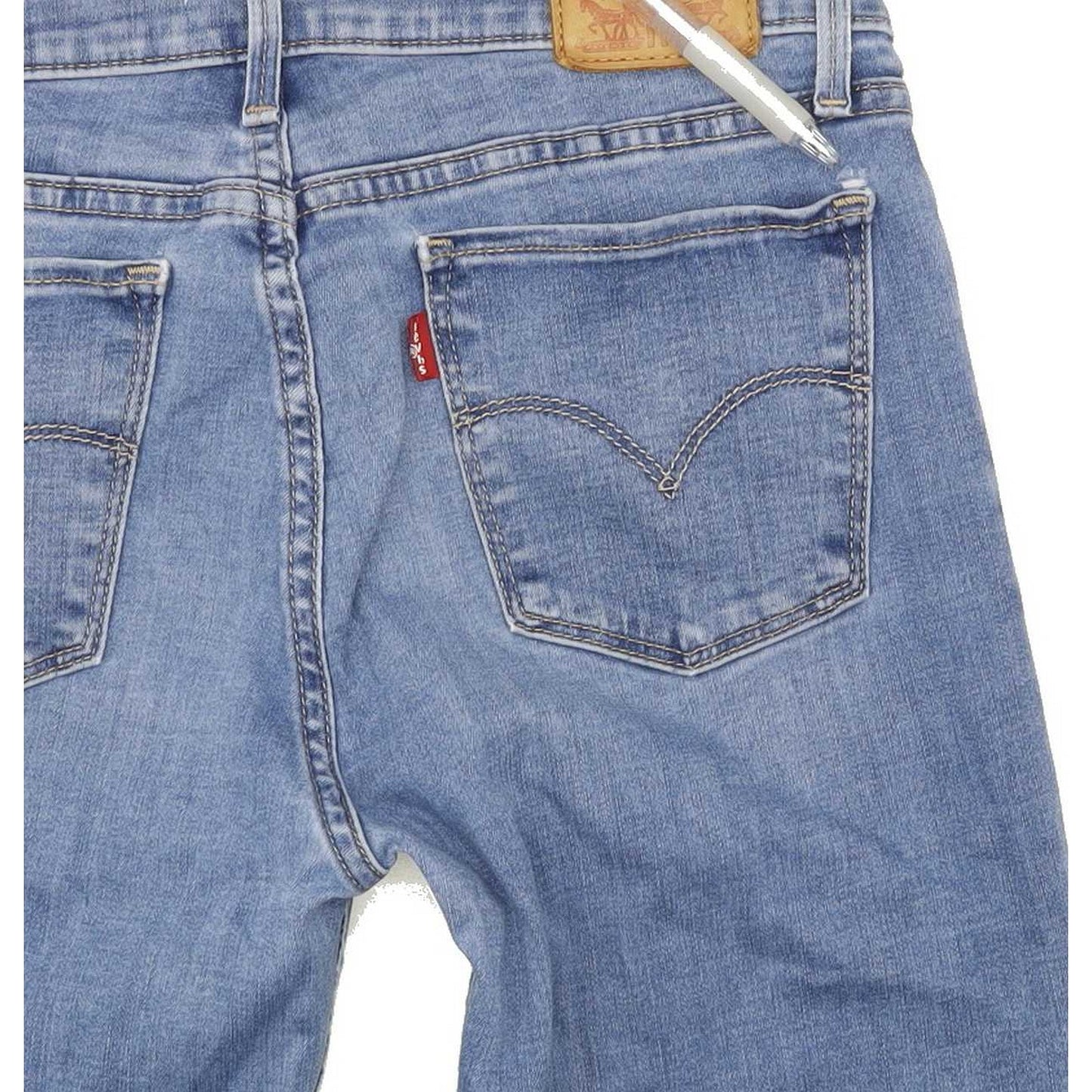 Levi's 710 Super Women Blue Skinny Slim Stretch Jeans W27 L29