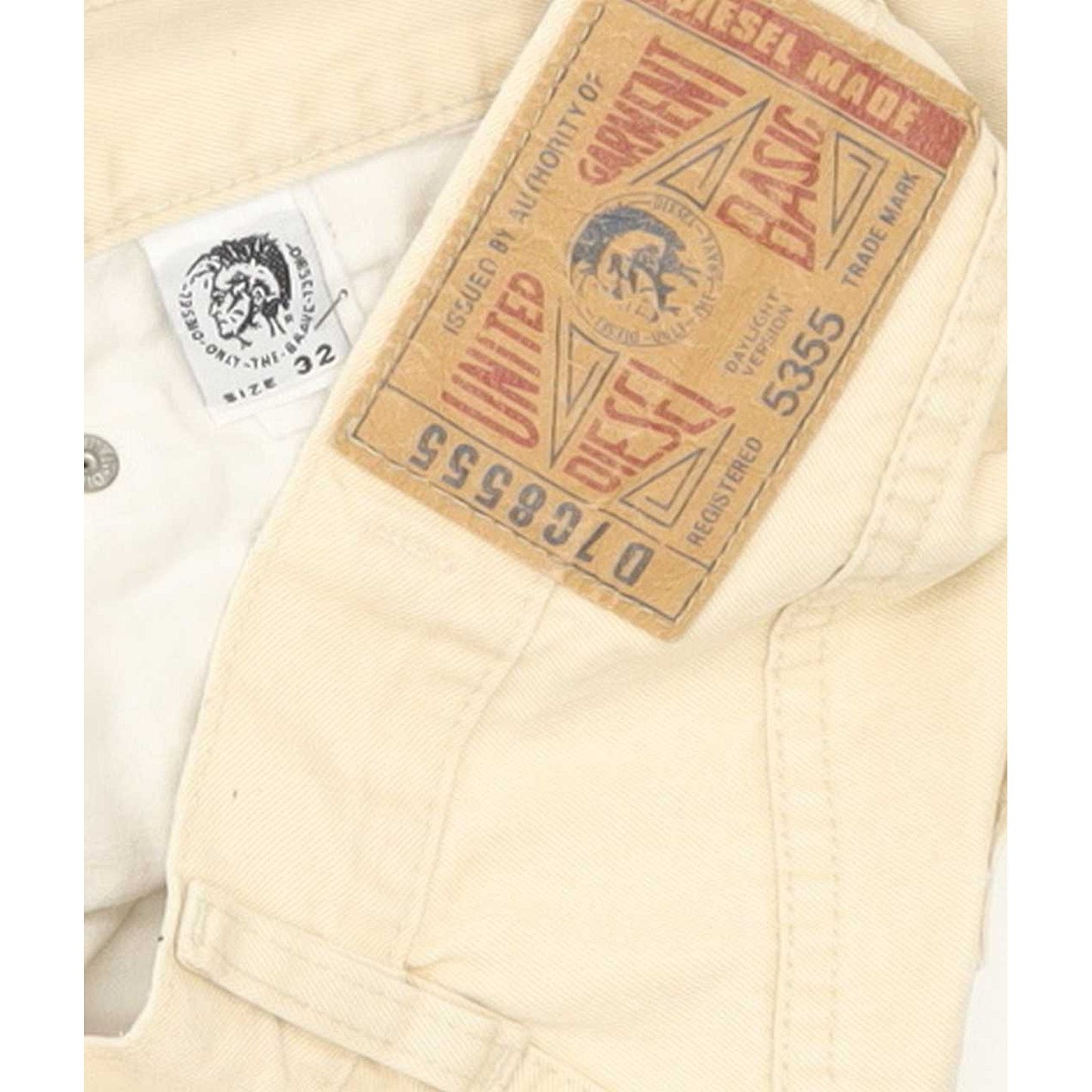 Diesel Cheyenne Men Beige Straight Regular Jeans W31 L30