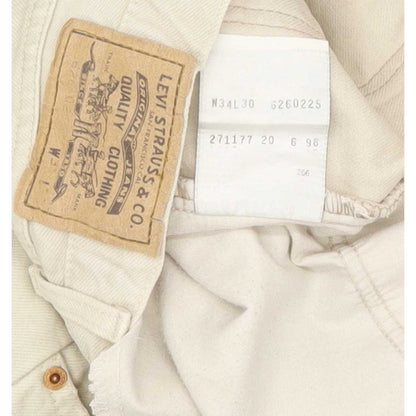 Levi's 626 Men Beige Straight Regular Jeans W33 L29