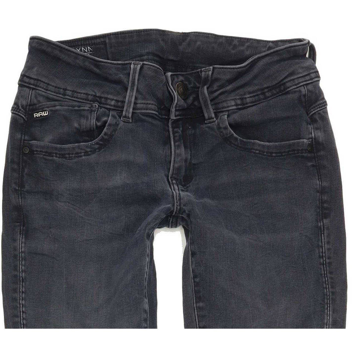 G-Star Lynn Mid Women Blue Skinny Slim Stretch Jeans W28 L29