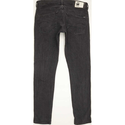 G-Star 3301-A Super Men Charcoal Straight Slim Stretch Jeans W33 L31