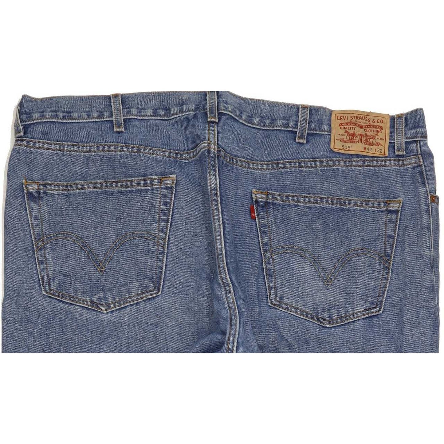 Levi's 505 Men Blue Straight Regular Jeans W43 L31