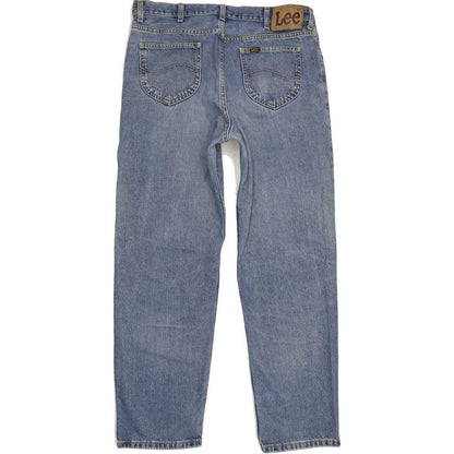 Lee Brooklyn Men Blue Straight Regular Jeans W38 L31