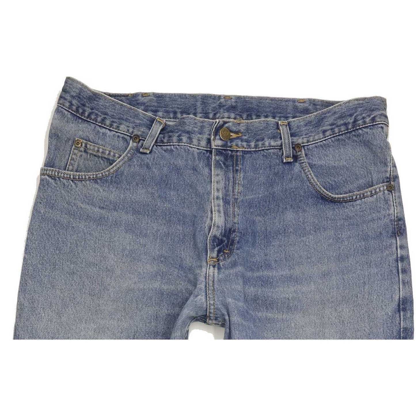Lee Brooklyn Men Blue Straight Regular Jeans W38 L31