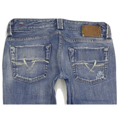 Diesel Chela 0070Z Women Blue Straight Slim Jeans W29 L32