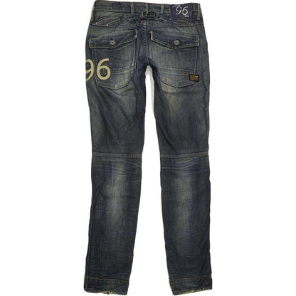 G-Star Men Blue Straight Slim Jeans W28 L34