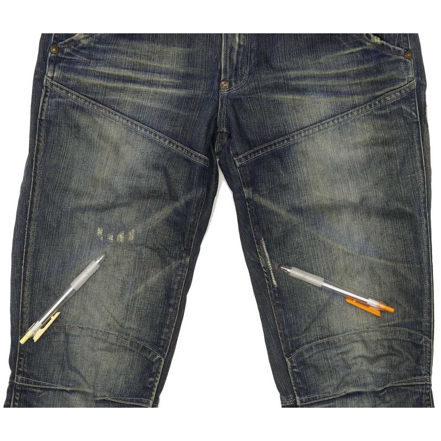 G-Star Men Blue Straight Slim Jeans W28 L34