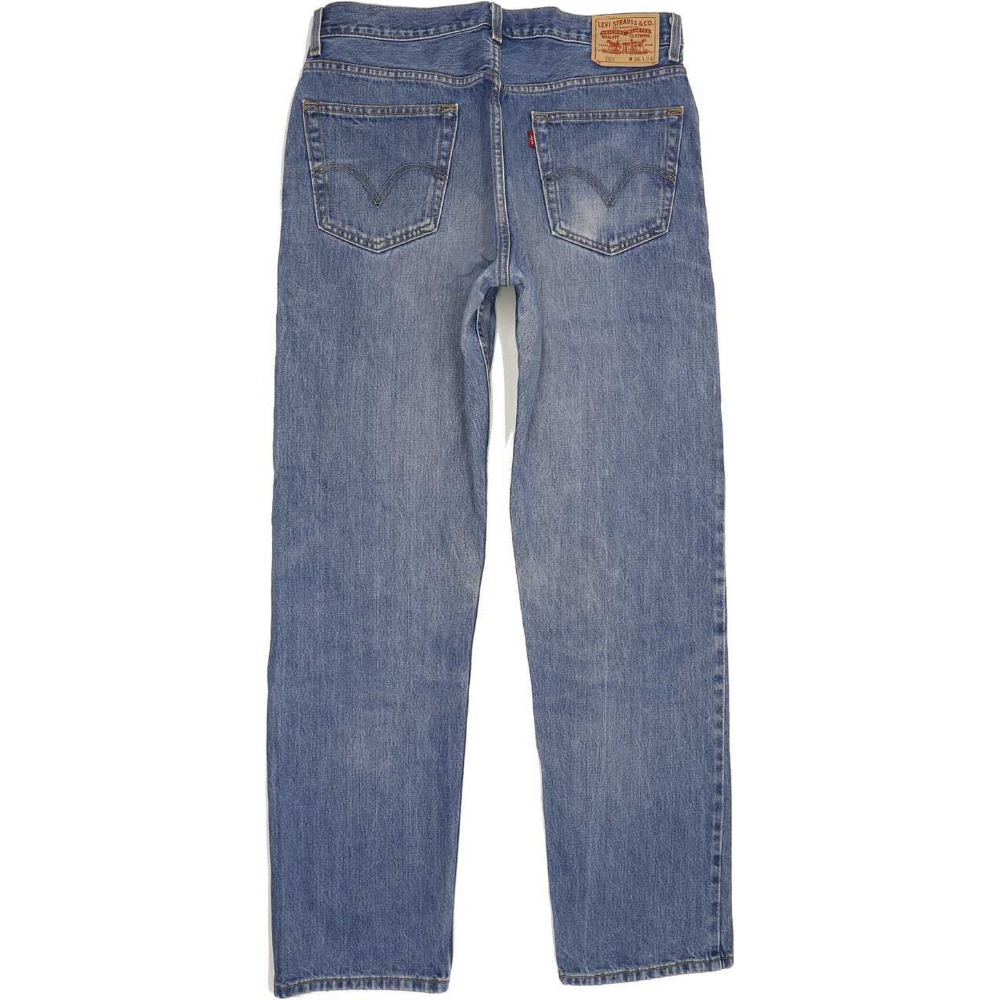 Levi's 505 Men Blue Straight Regular Jeans W36 L34
