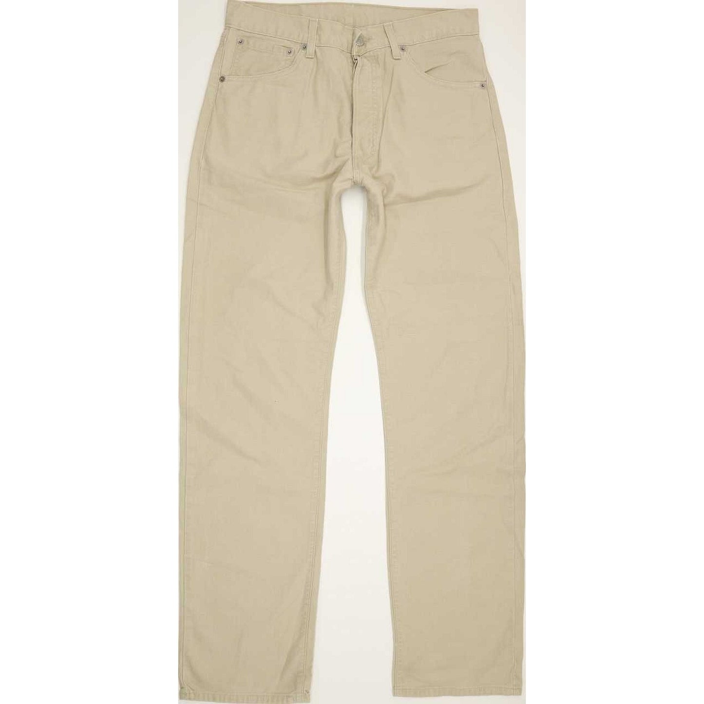 Levi's 551 Men Beige Straight Regular Jeans W32 L33