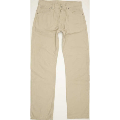 Levi's 551 Men Beige Straight Regular Jeans W32 L33
