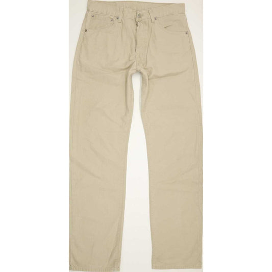 Levi's 551 Men Beige Straight Regular Jeans W32 L33