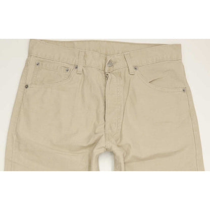 Levi's 551 Men Beige Straight Regular Jeans W32 L33