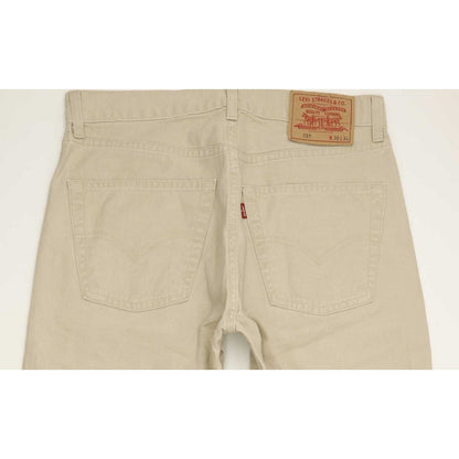 Levi's 551 Men Beige Straight Regular Jeans W32 L33