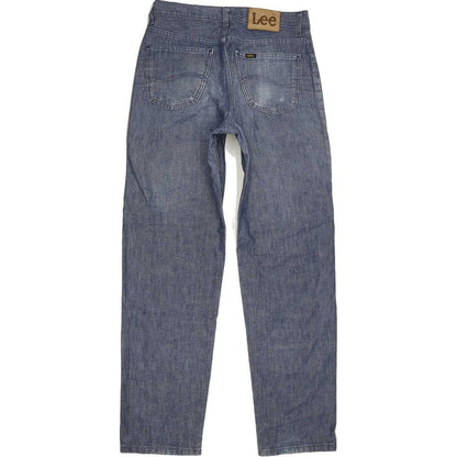 Lee Kansas Men Blue Straight Regular Jeans W33 L33