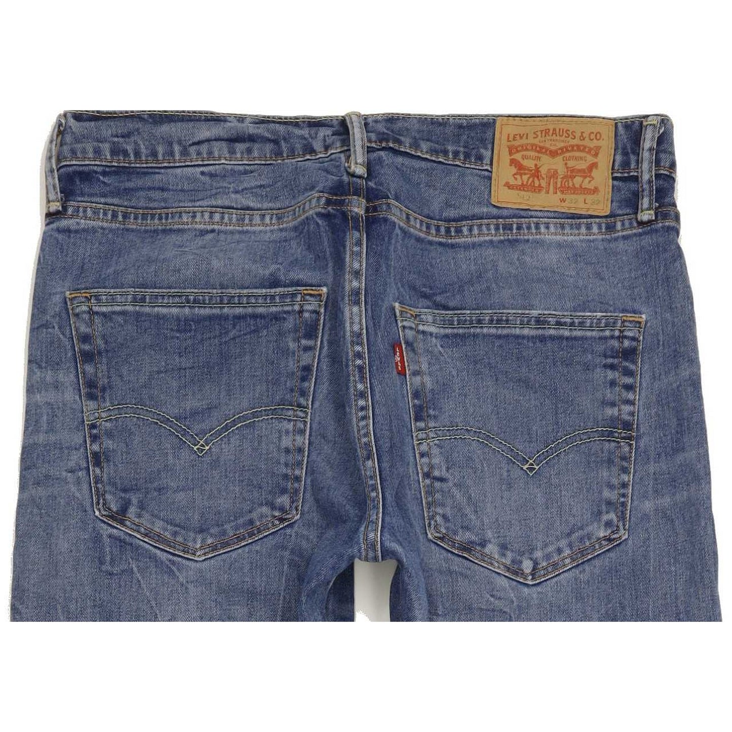 Levi's 512 Men Blue Tapered Slim Stretch Jeans W32 L32