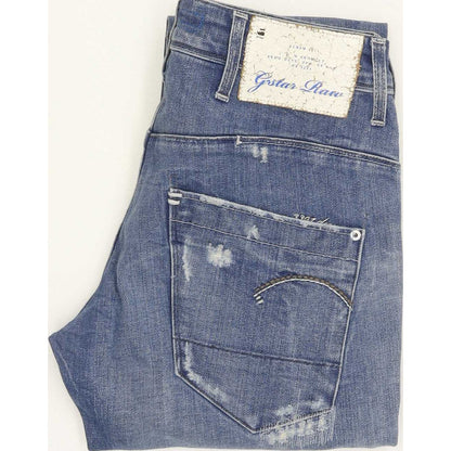 G-Star Women Blue Straight Slim Stretch Jeans W26 L31