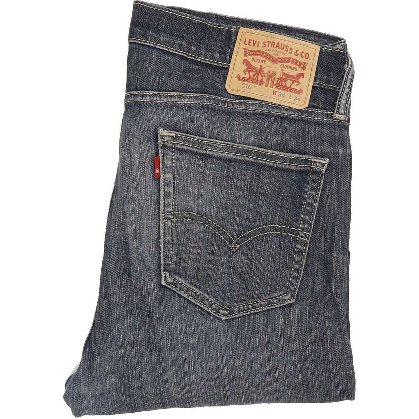 Levi's 510 Men Blue Skinny Slim Jeans W34 L31