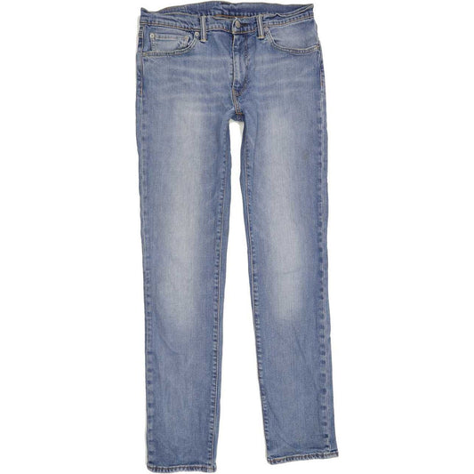Levi's 511 Men Blue Straight Slim Stretch Jeans W33 L33