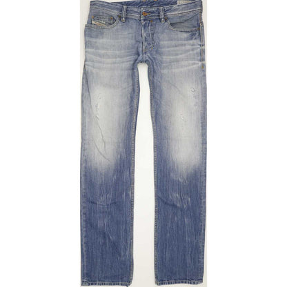 Diesel Safado Men Blue Straight Slim Jeans W32 L35