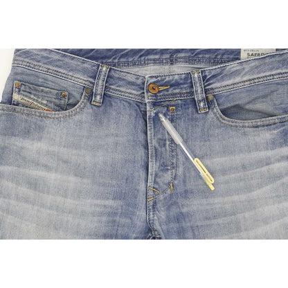 Diesel Safado Men Blue Straight Slim Jeans W32 L35