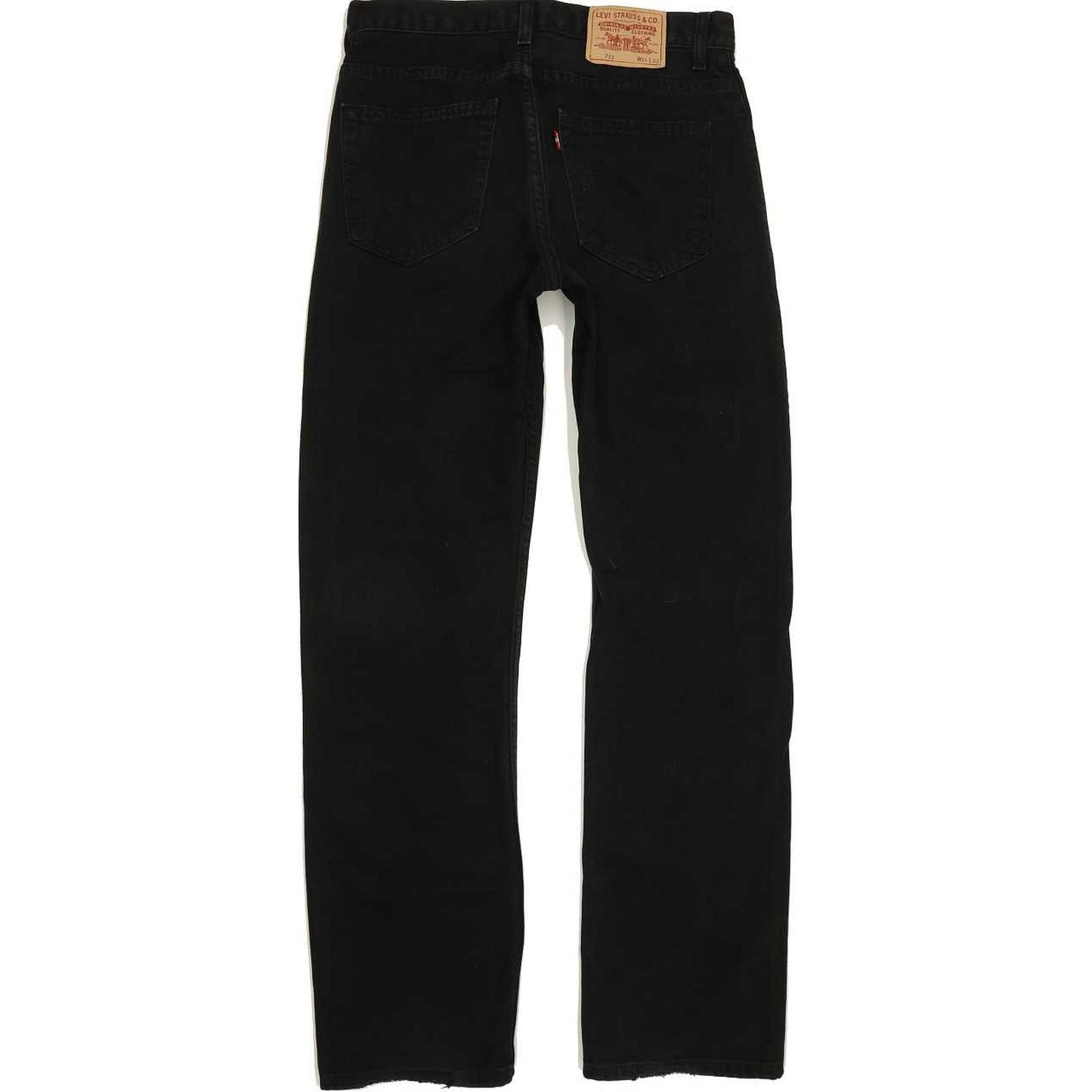 Levi's 752 Men Black Straight Regular Jeans W31 L32