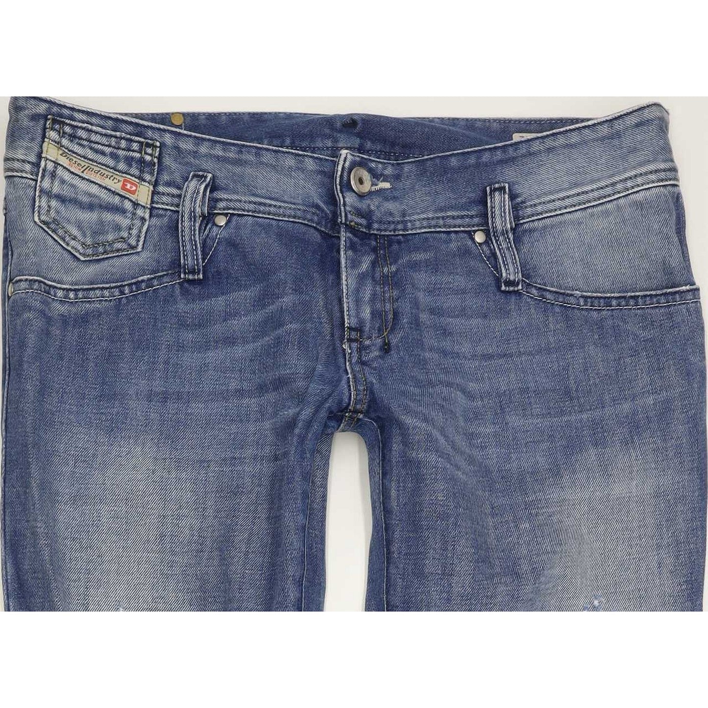 Diesel Matic 008AR Women Blue Tapered Slim Jeans W32 L32