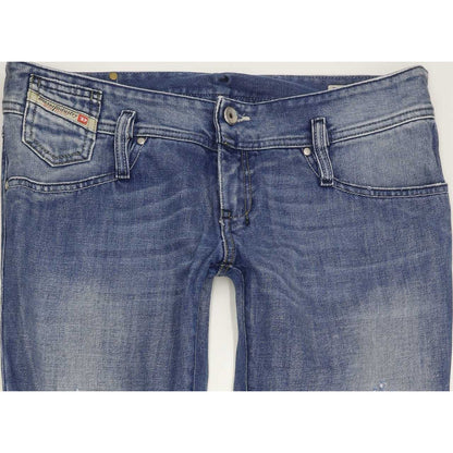 Diesel Matic 008AR Women Blue Tapered Slim Jeans W32 L32