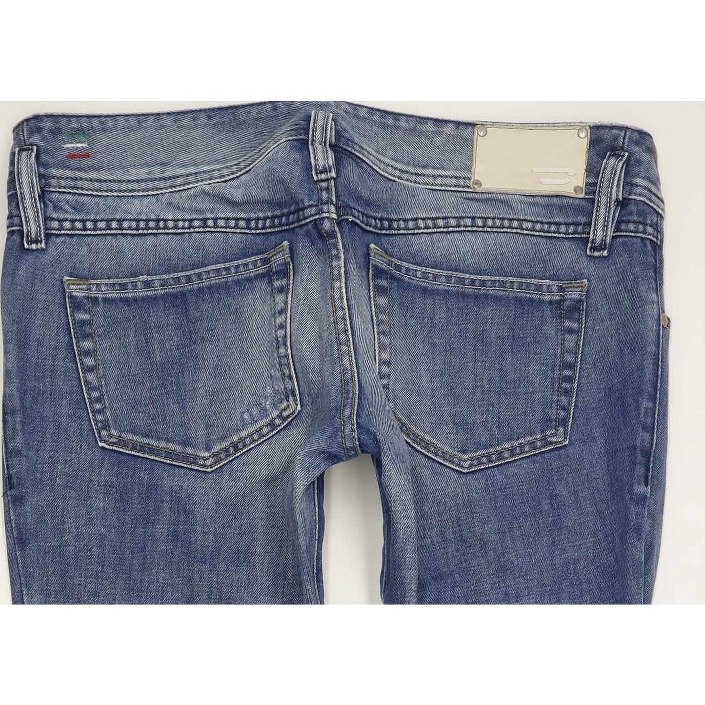 Diesel Matic 008AR Women Blue Tapered Slim Jeans W32 L32