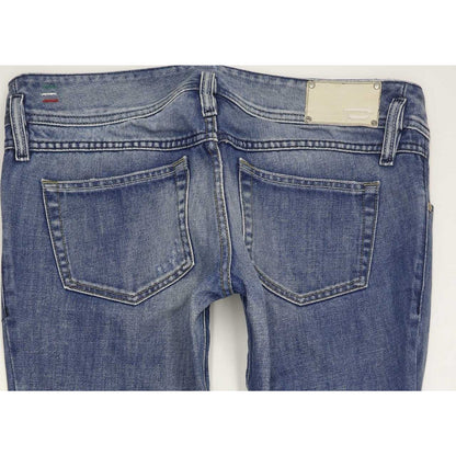 Diesel Matic 008AR Women Blue Tapered Slim Jeans W32 L32