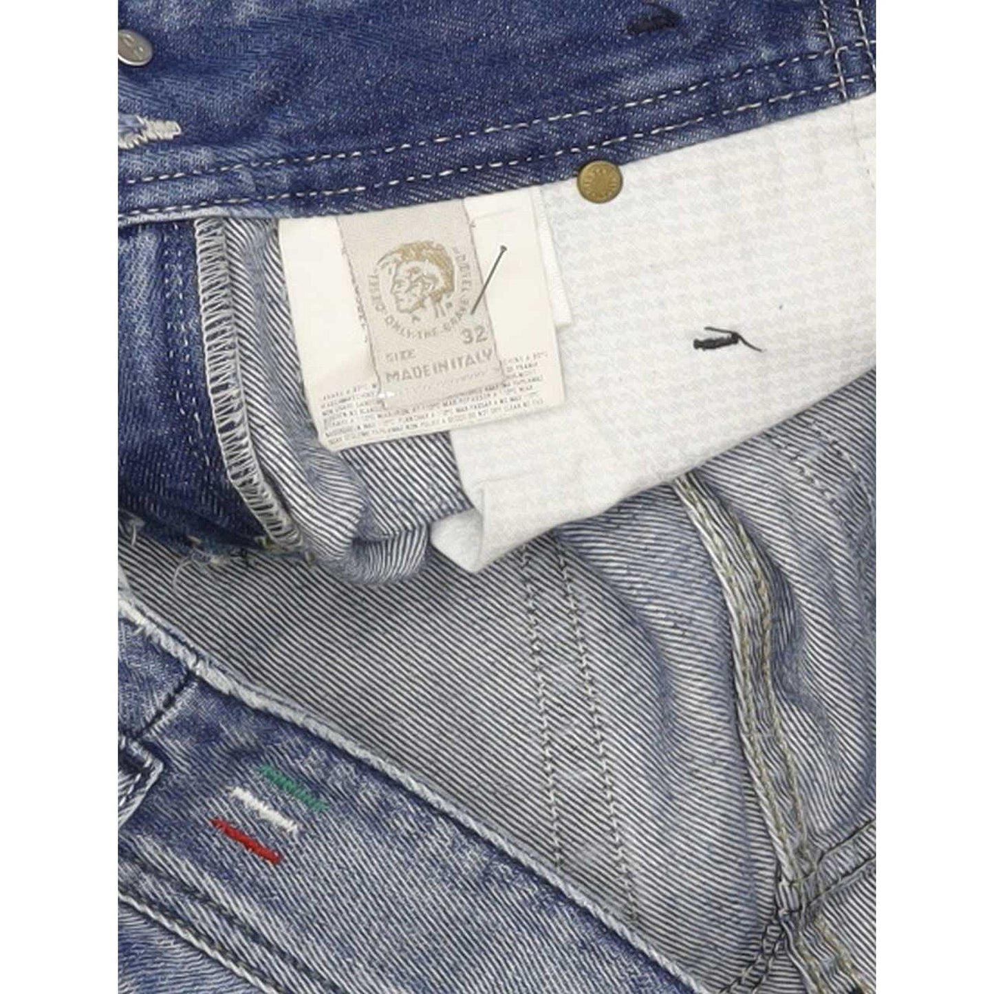 Diesel Matic 008AR Women Blue Tapered Slim Jeans W32 L32