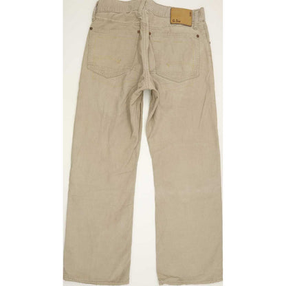 G-Star S.C. Low Crotch Repro Men Beige Straight Regular Trousers W31 L28
