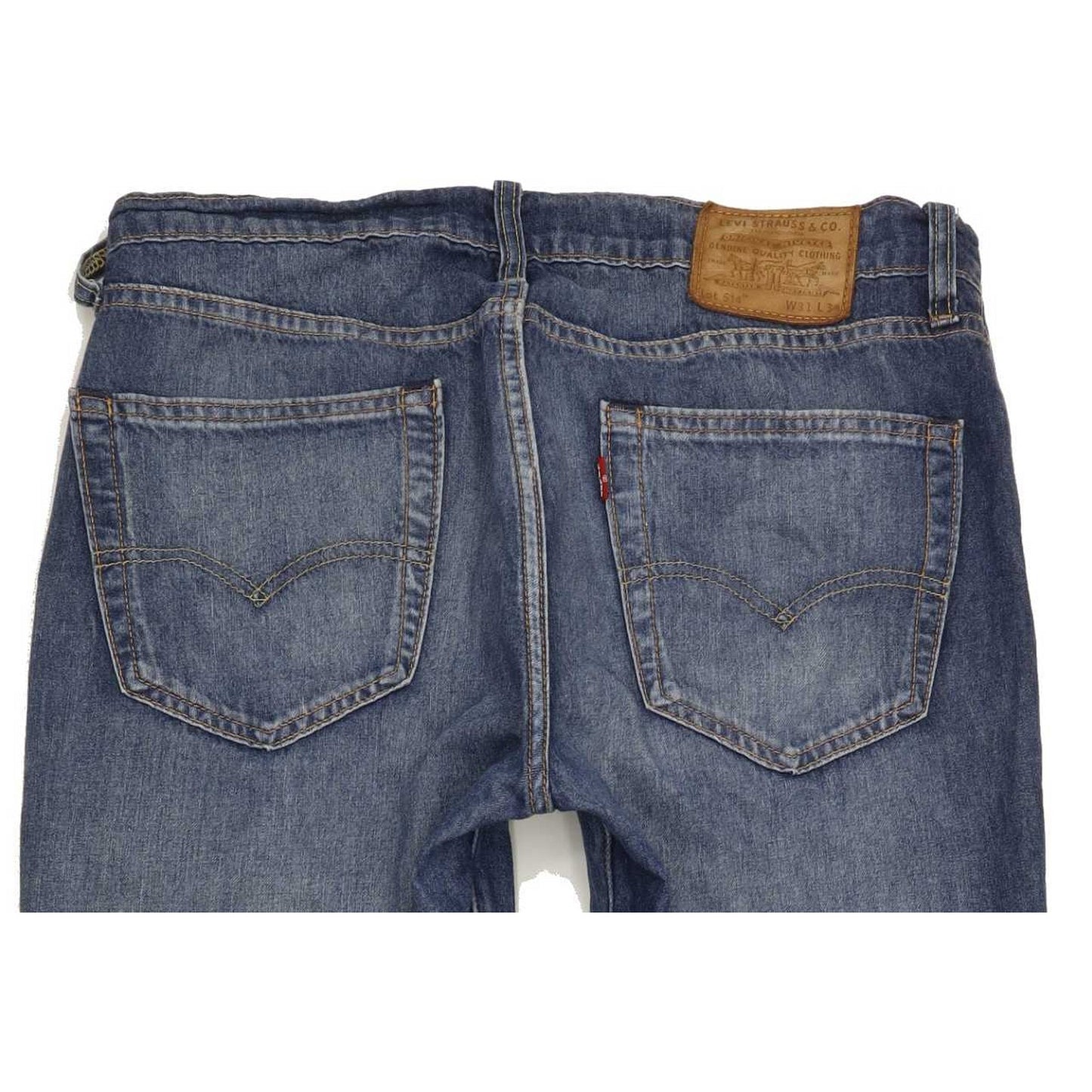 Levi's 514 Men Blue Straight Slim Stretch Jeans W31 L33