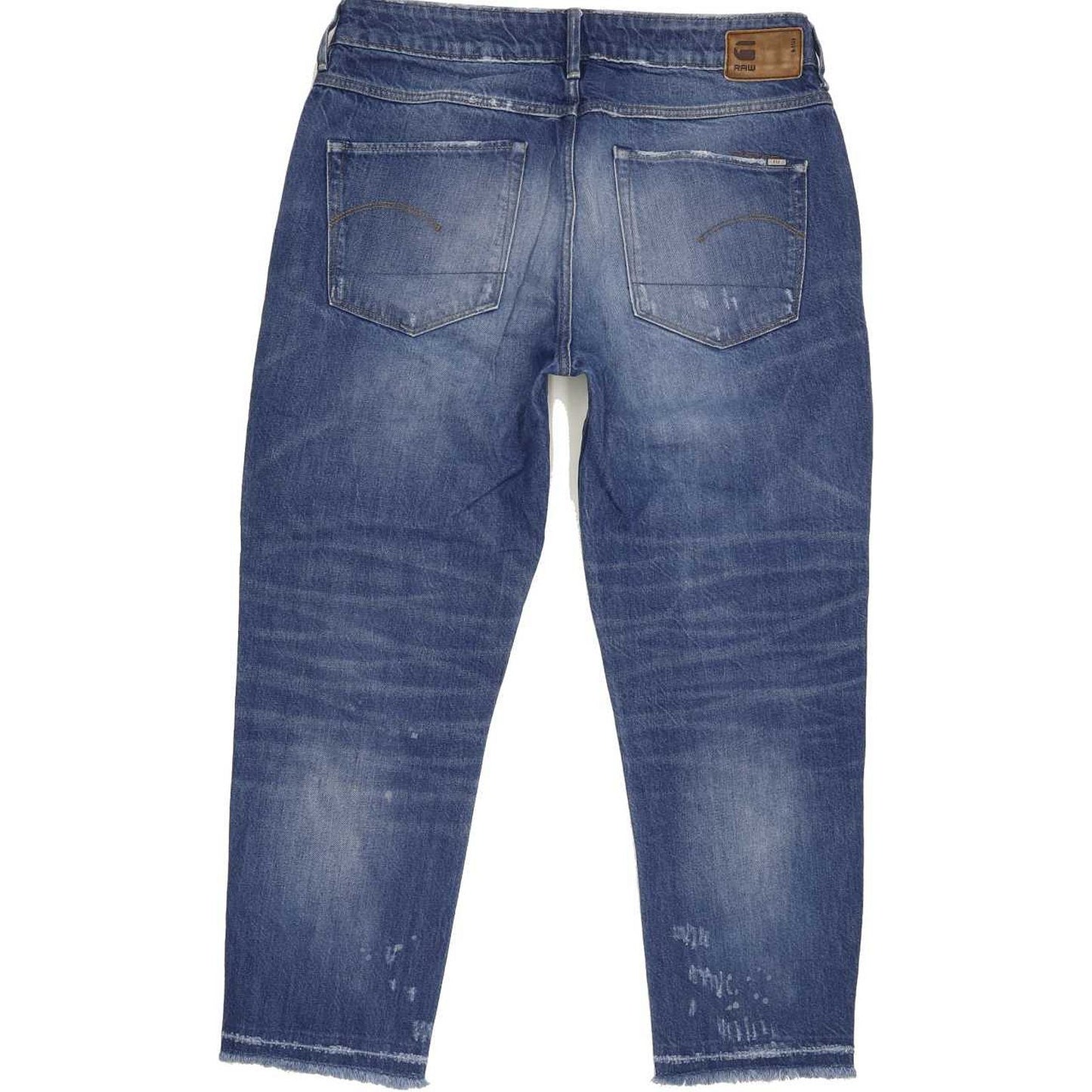 G-Star 3301 Mid Women Blue  Loose Boyfriend Stretch Jeans W27 L32
