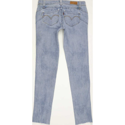 Levi's Women Blue Skinny Slim Stretch Jeans W26 L28