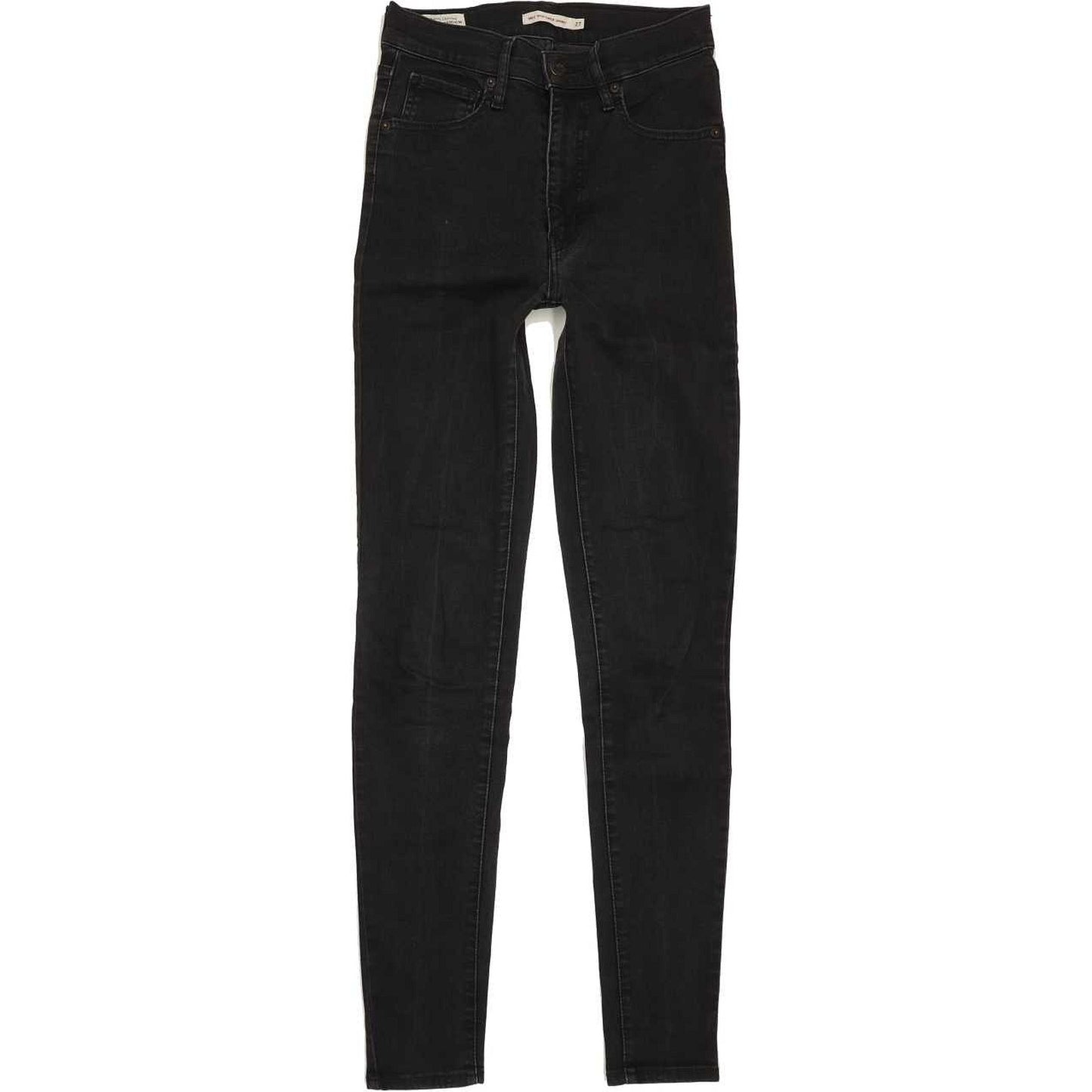 Levi's Mile High Waist Women Black Skinny Stretch Jeans W27 L31