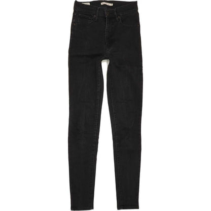 Levi's Mile High Waist Women Black Skinny Stretch Jeans W27 L31