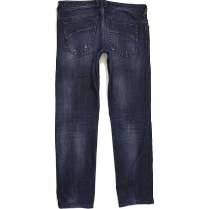 Diesel Iakop Men Blue Tapered Slim Jeans W36 L32