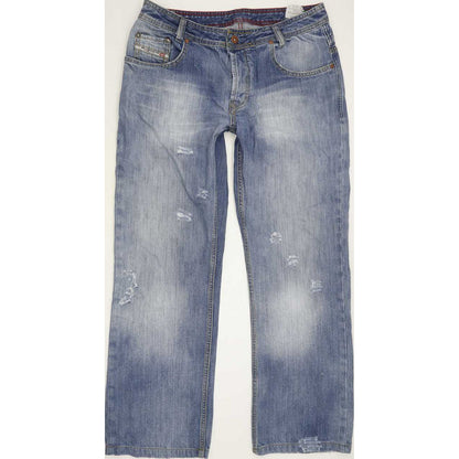 Diesel Slammer 0087J Men Blue Straight Regular Jeans W32 L28