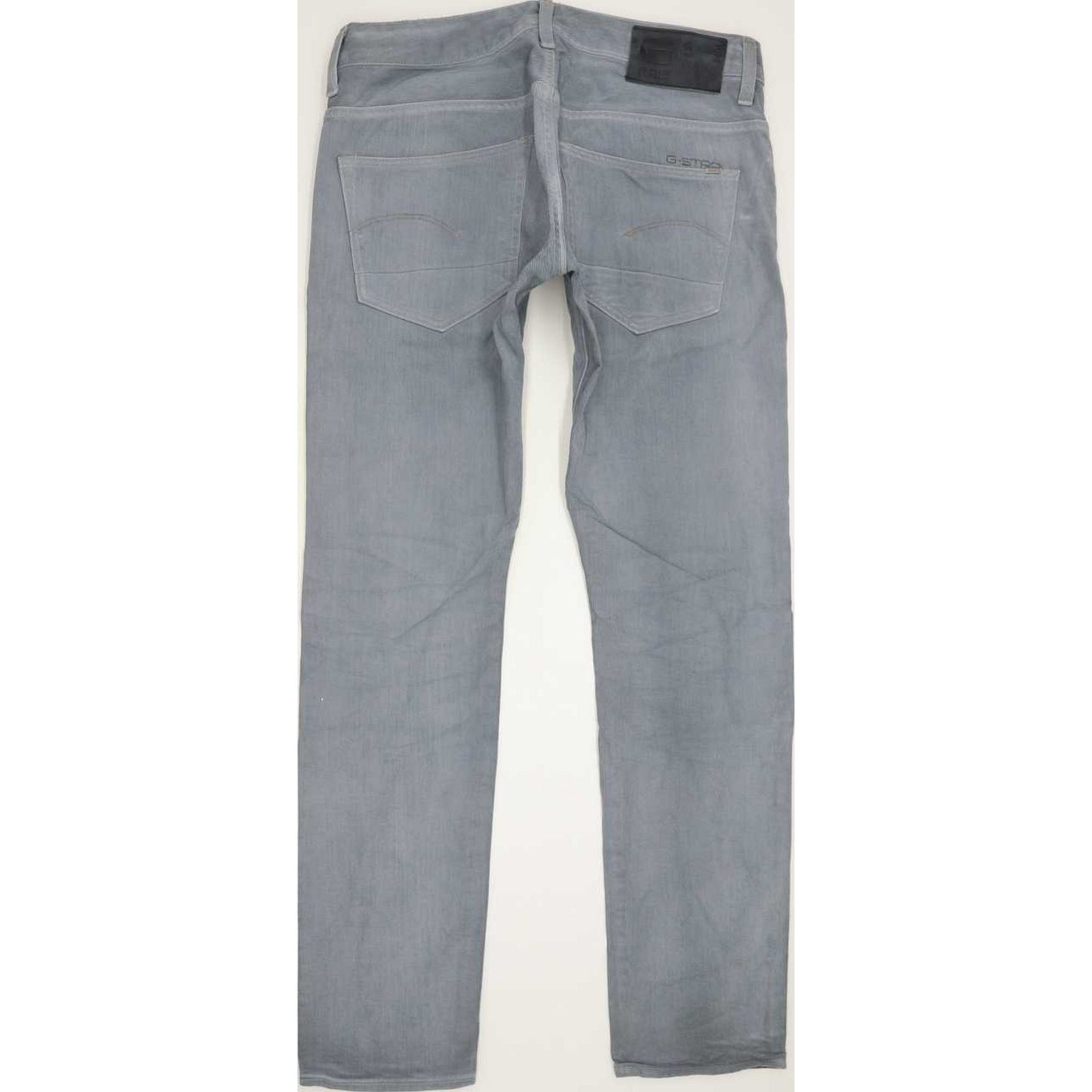 G-Star 3301 Coj Men Grey Straight Slim Jeans W33 L31