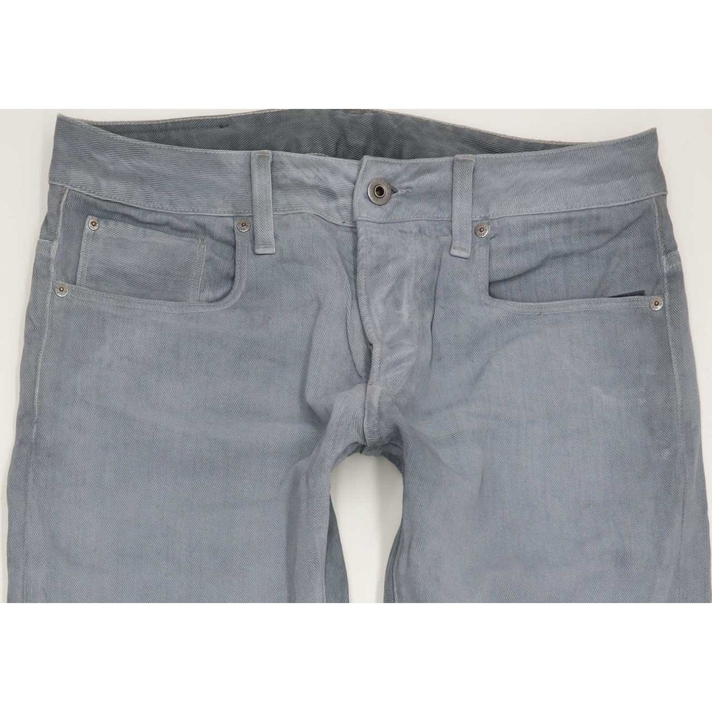 G-Star 3301 Coj Men Grey Straight Slim Jeans W33 L31