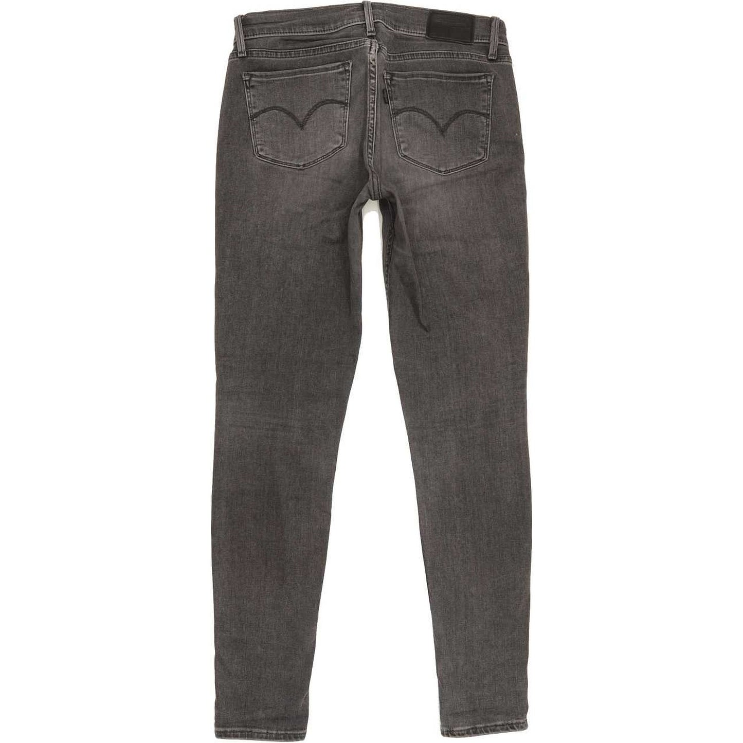 Levi's 710 Super Women Grey Skinny Slim Stretch Jeans W28 L29