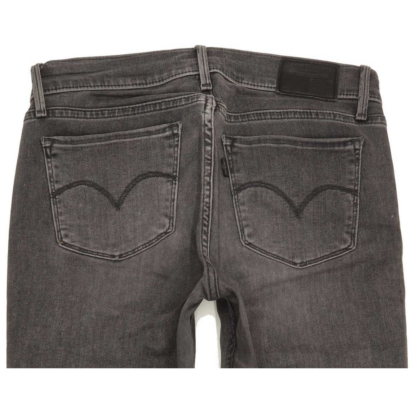 Levi's 710 Super Women Grey Skinny Slim Stretch Jeans W28 L29