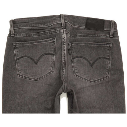Levi's 710 Super Women Grey Skinny Slim Stretch Jeans W28 L29