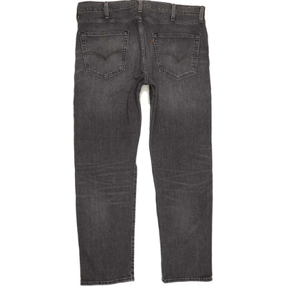 Levi's Men Grey Straight Regular Stretch Jeans W38 L31