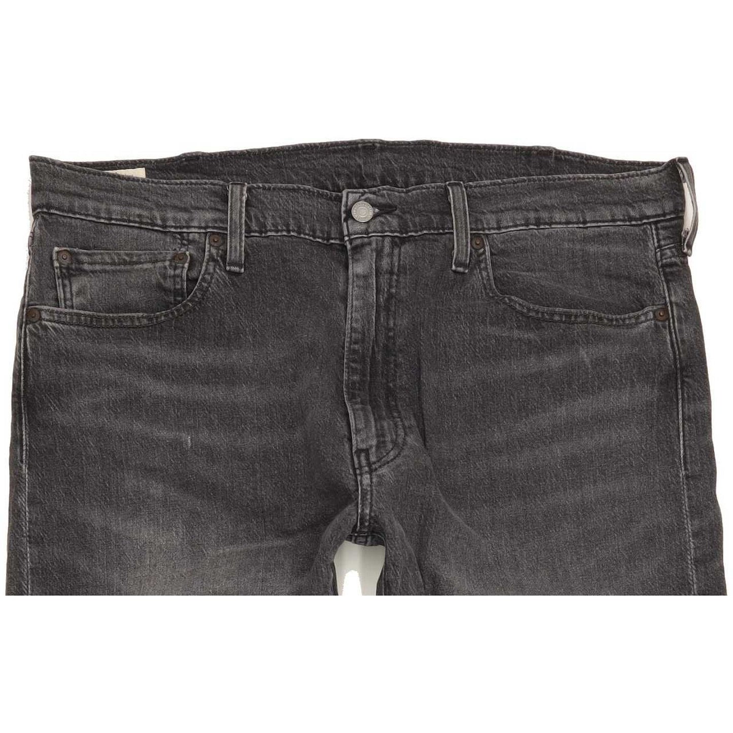 Levi's Men Grey Straight Regular Stretch Jeans W38 L31