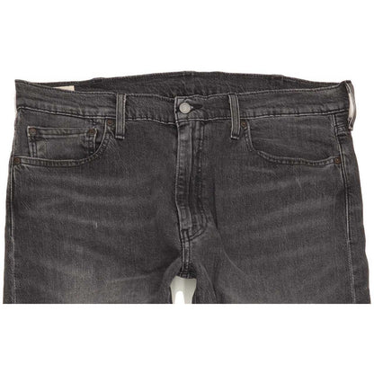 Levi's Men Grey Straight Regular Stretch Jeans W38 L31