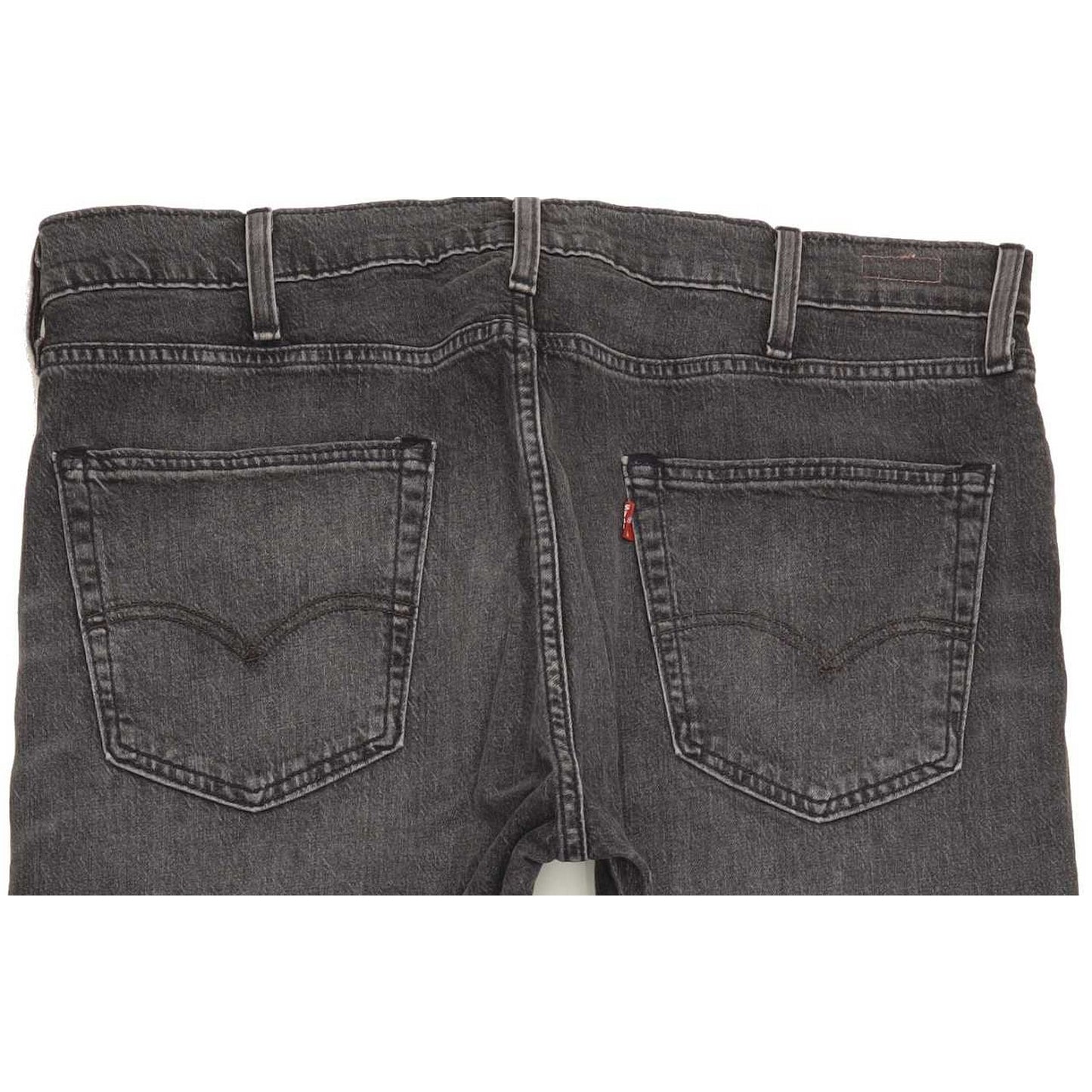 Levi's Men Grey Straight Regular Stretch Jeans W38 L31
