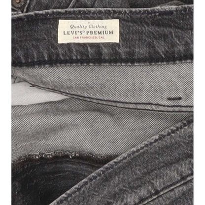 Levi's Men Grey Straight Regular Stretch Jeans W38 L31